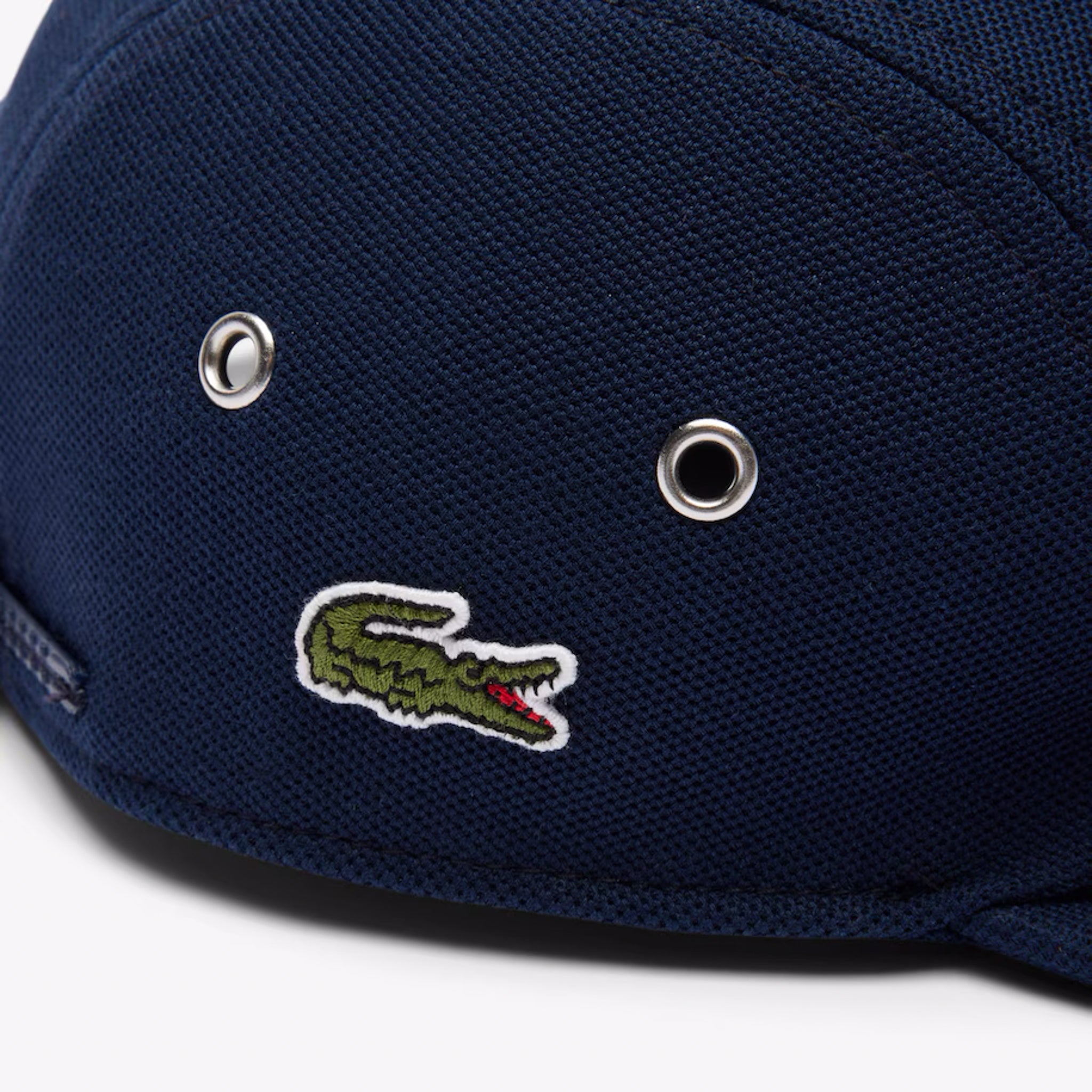 LACOSTE - Gorra de jockey de piqué azul