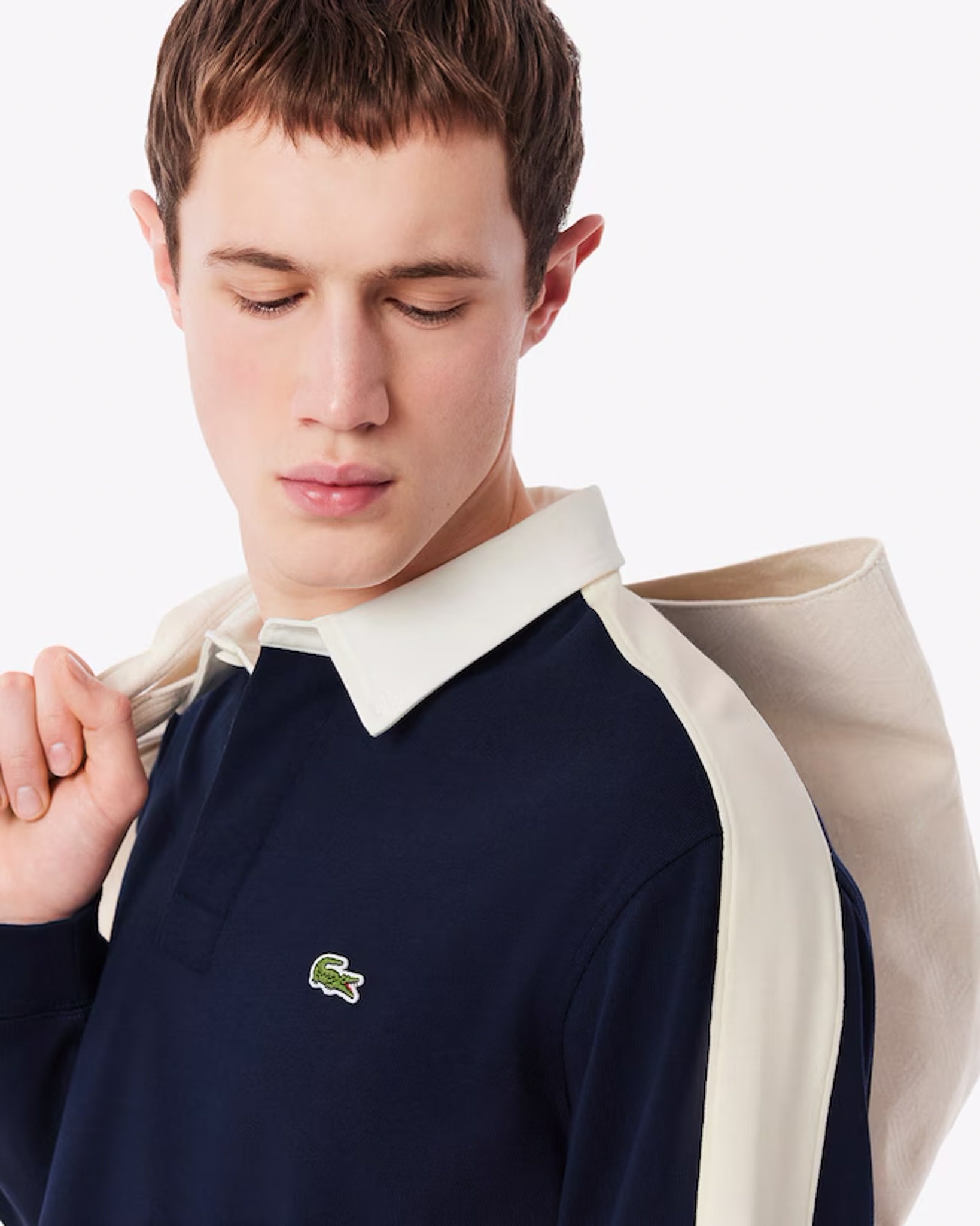 LACOSTE - Polo de rugby navy