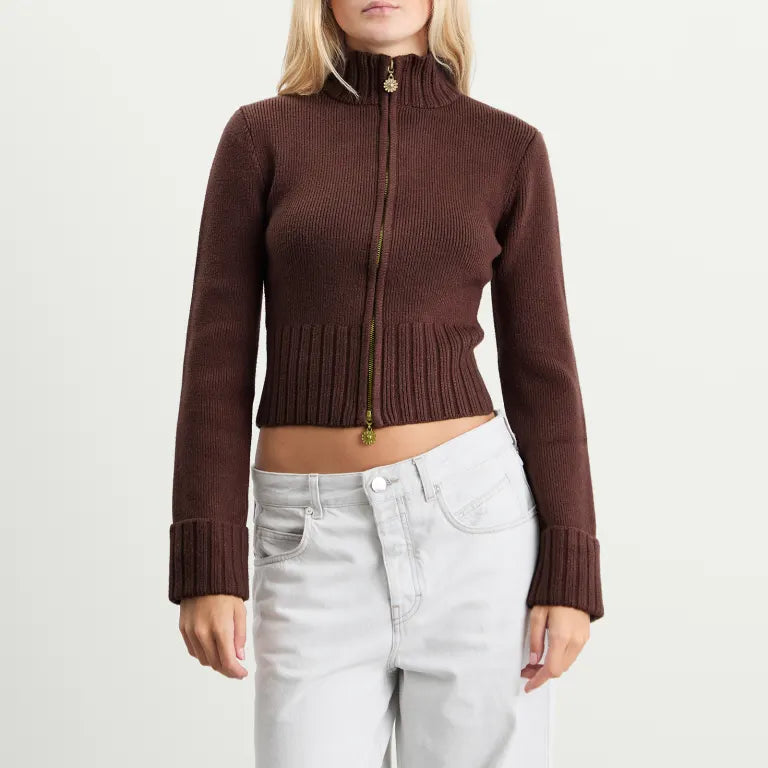 House of Sunny -  Chunky Rib Peggy Cardigan