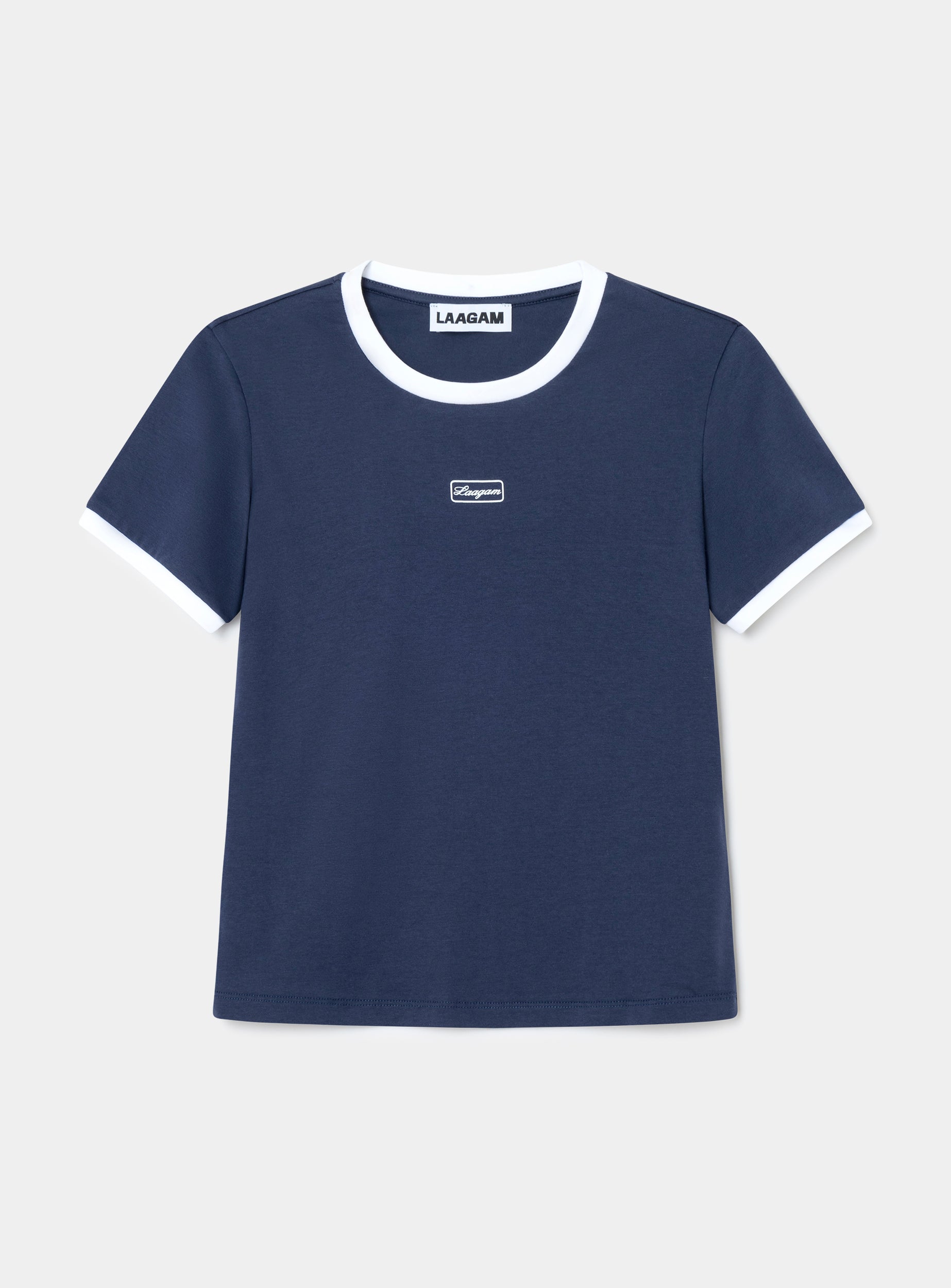 LAAGAM- HERA NAVY LOGO T-SHIRT