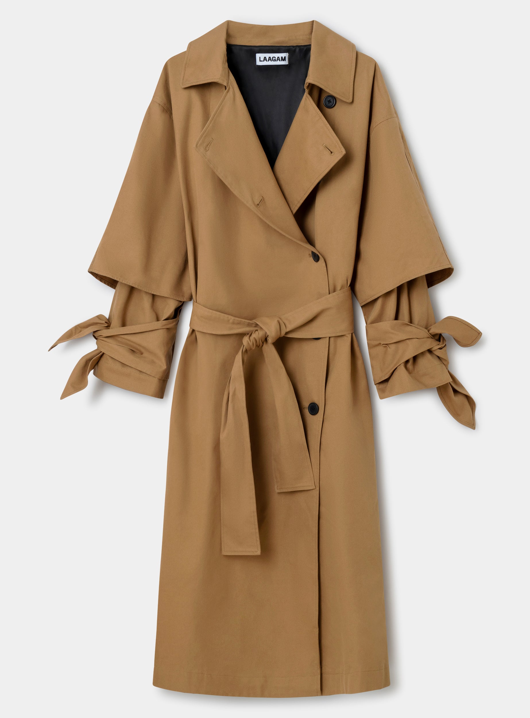 LAAGAM- PRAGUE CAMEL TRENCH