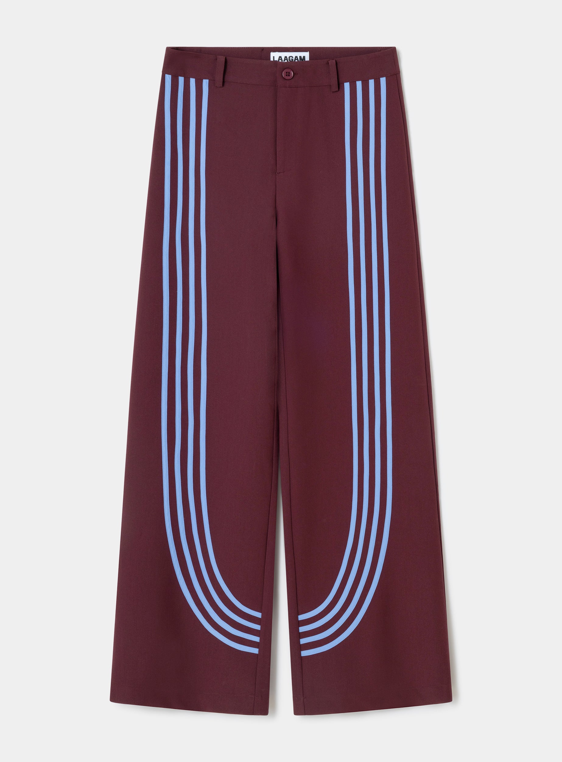 LAAGAM- ZION BURGUNDY PANTS