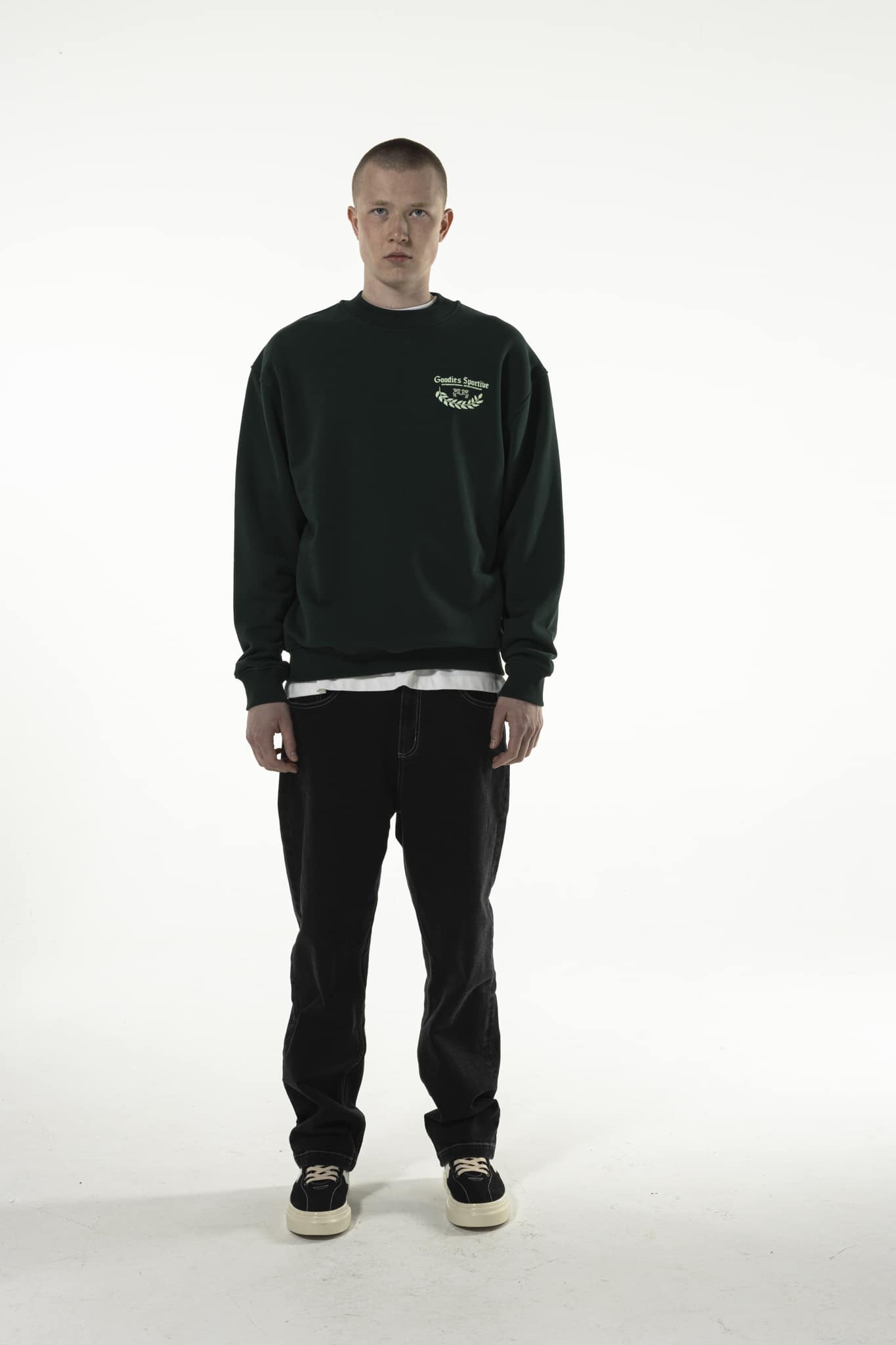 Goodies Sportive - CAESAR GREEN CREWNECK