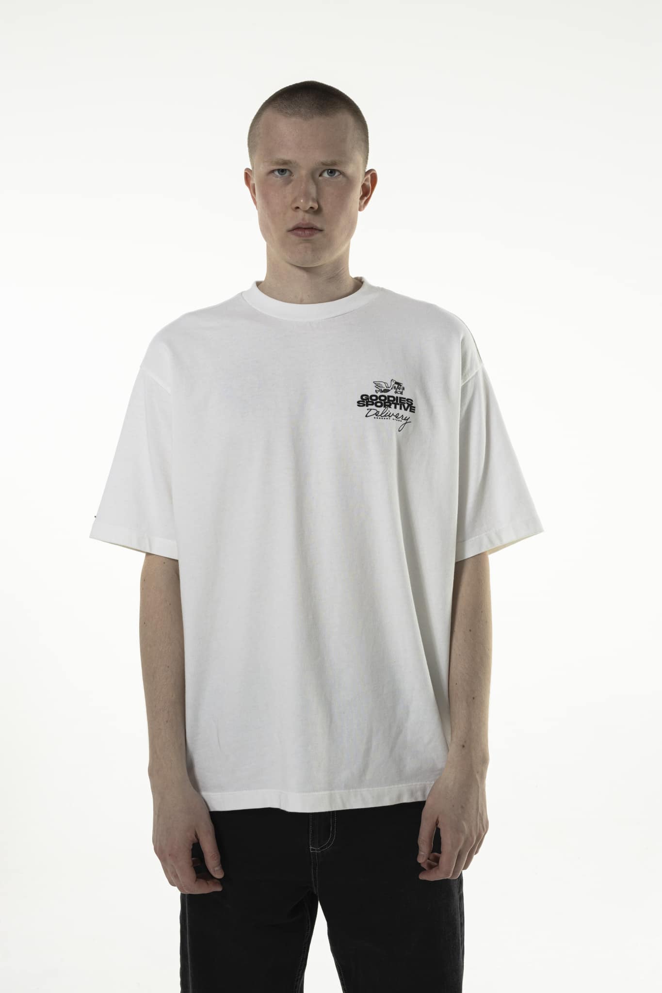 Goodies Sportive - DELIVERY WHITE TEE