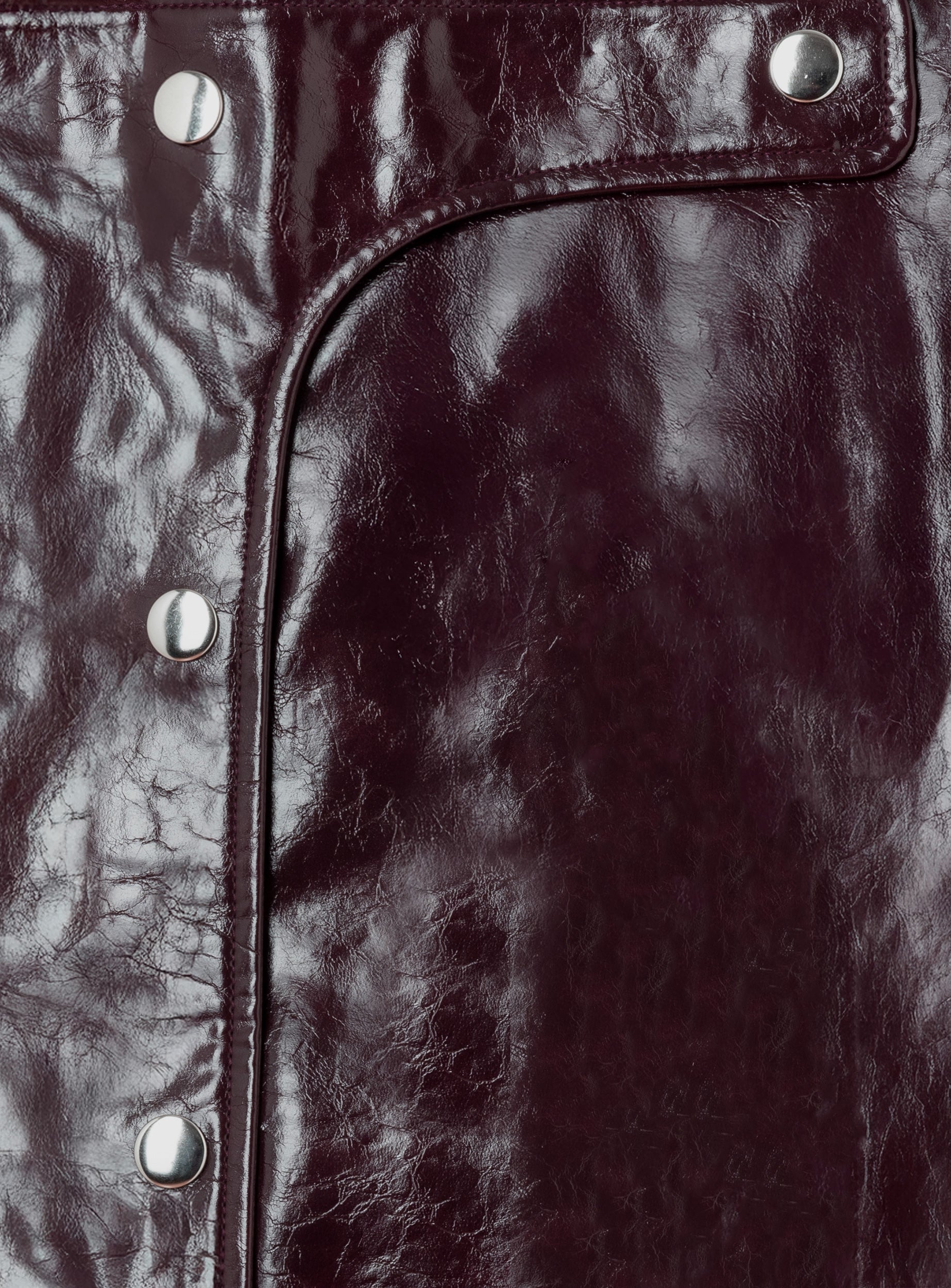 LAAGAM- LENA PLUM SHORT SKIRT