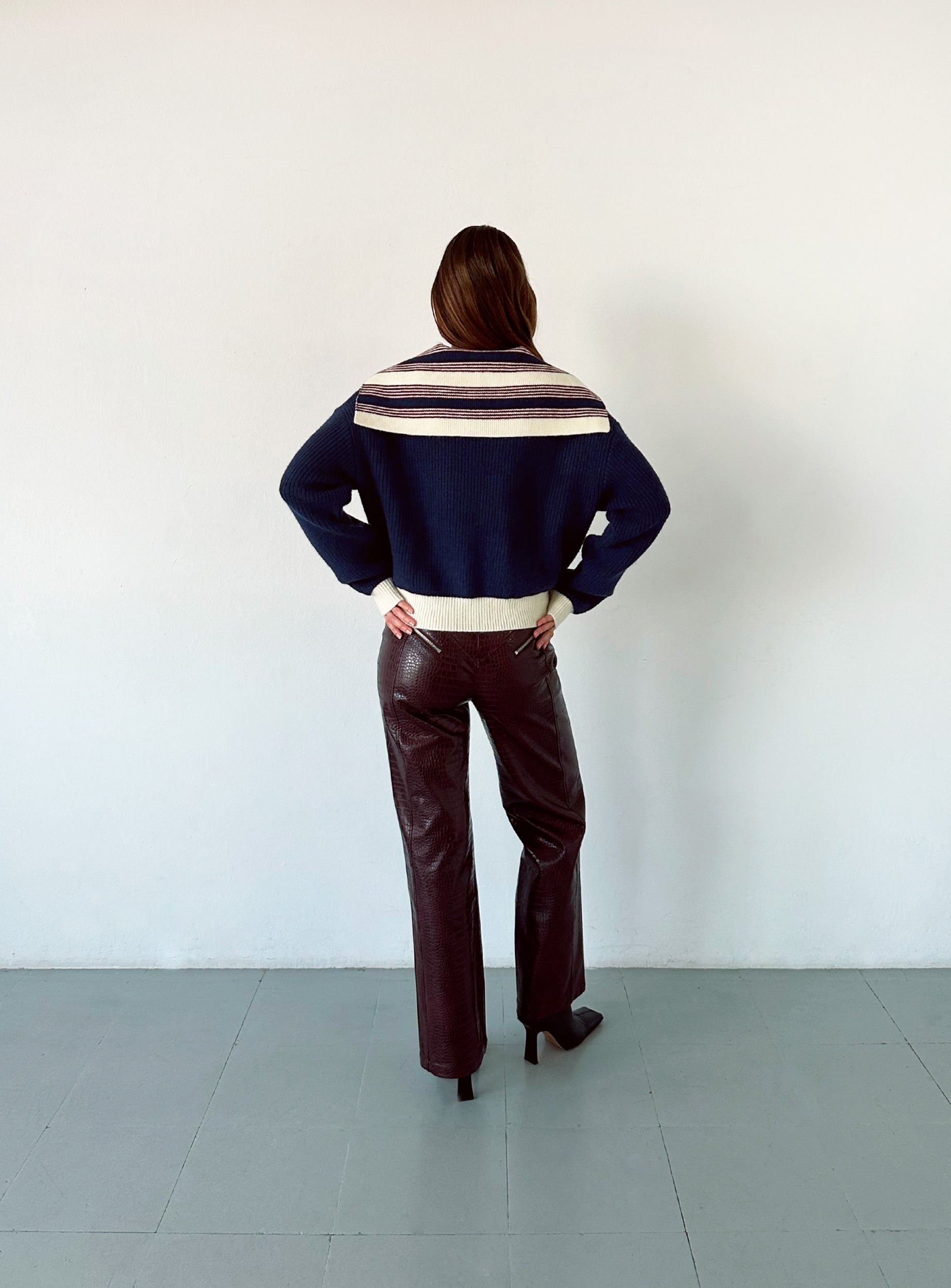 LAAGAM- NAPLES NAVY KNIT
