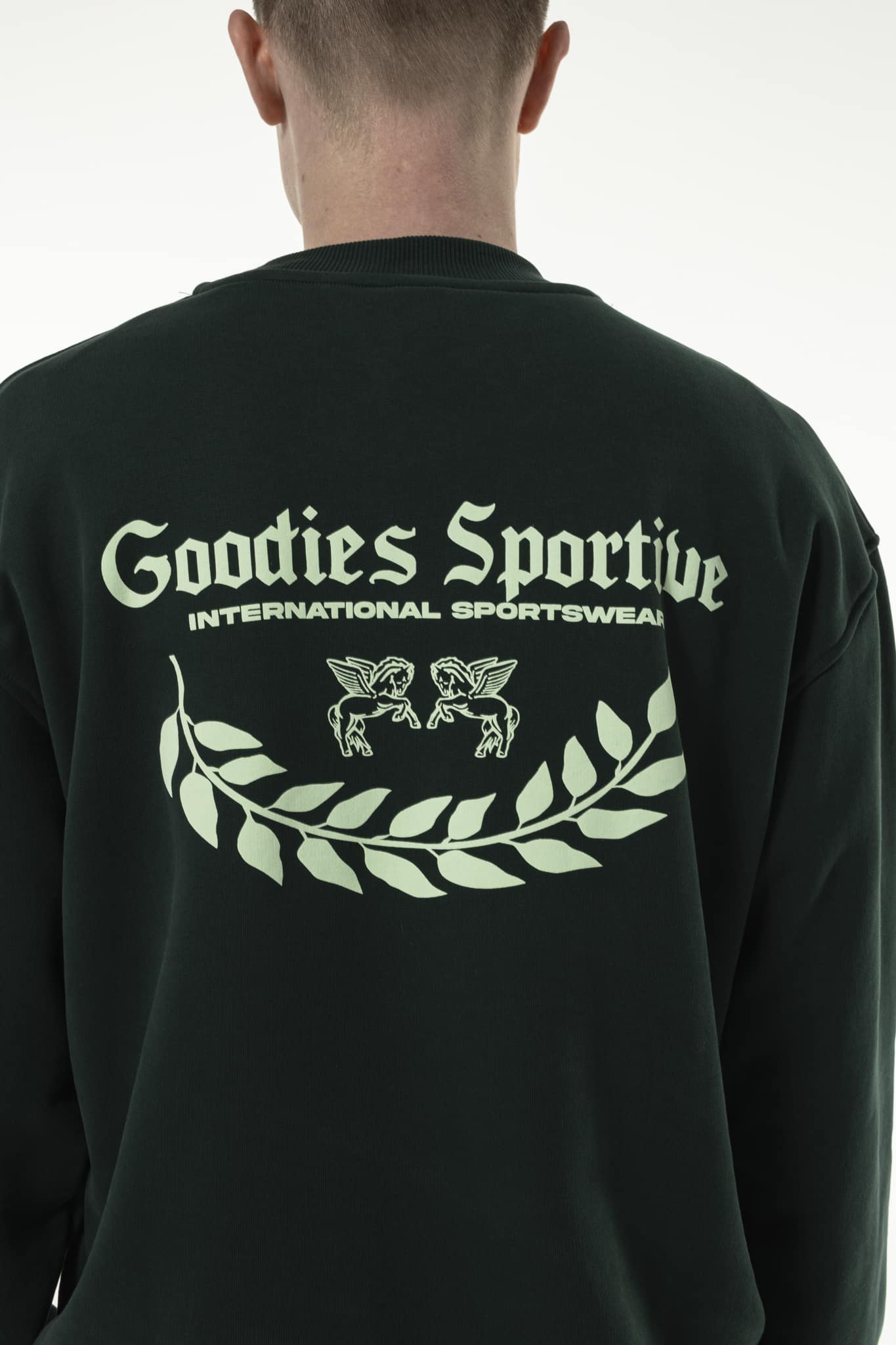 Goodies Sportive - CAESAR GREEN CREWNECK