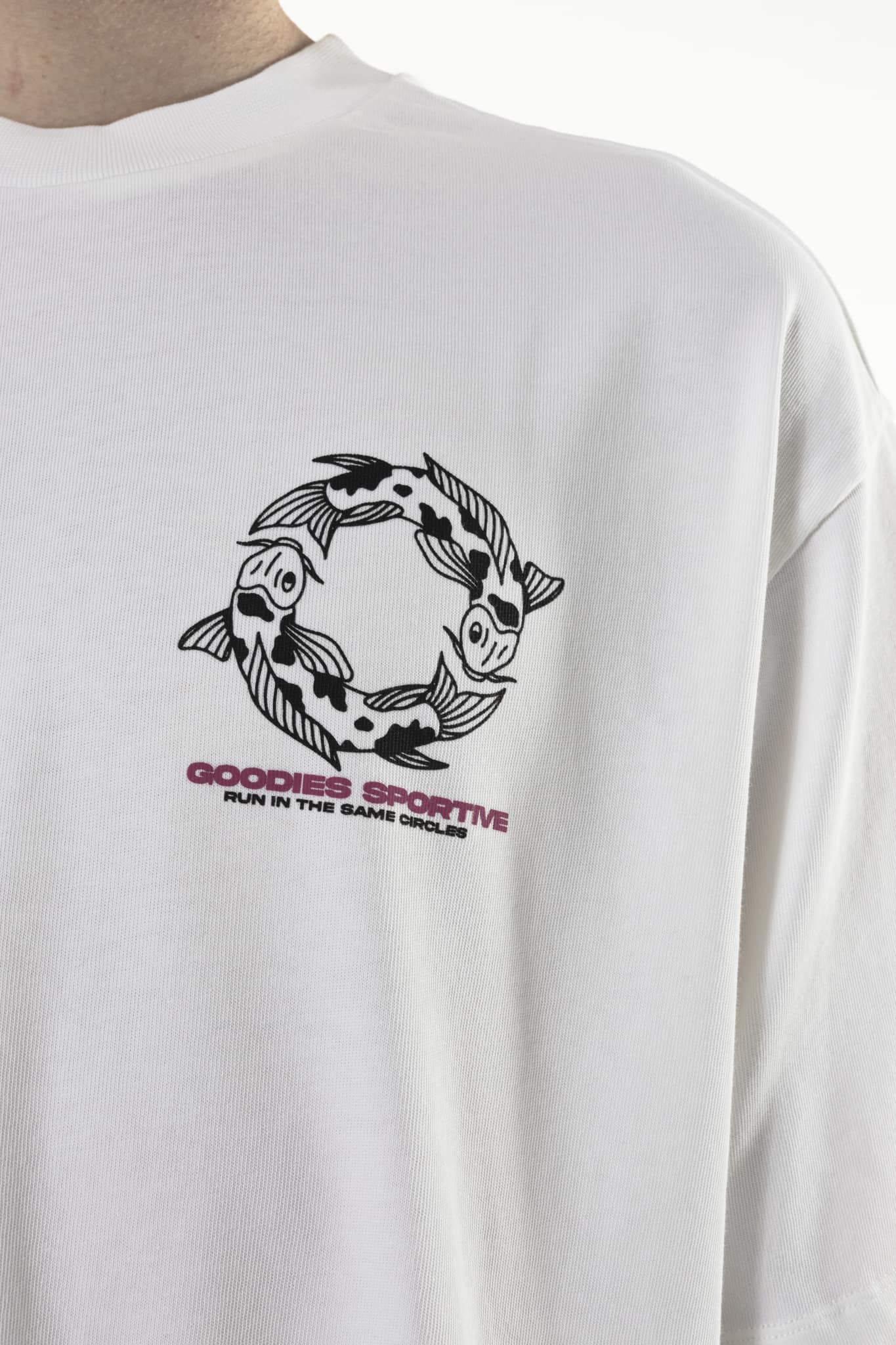 Goodies Sportive - CARP WHITE TEE