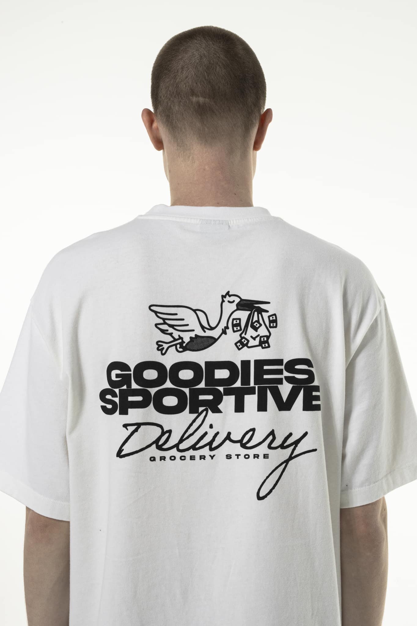 Goodies Sportive - DELIVERY WHITE TEE