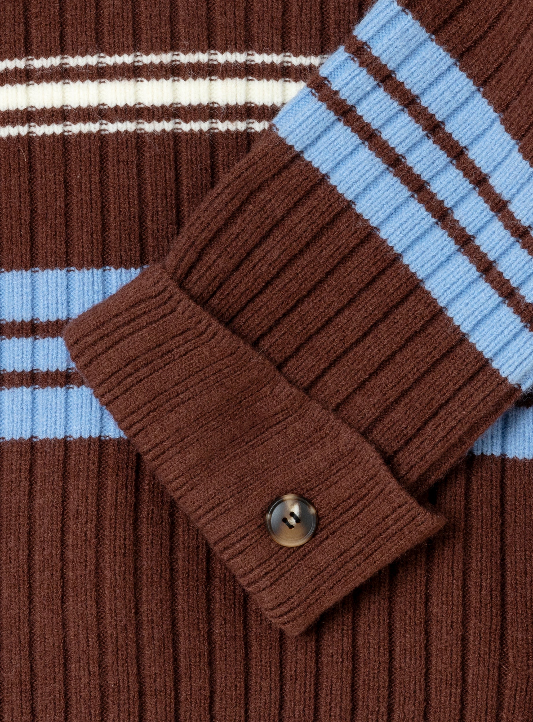LAAGAM- GRAZ BROWN STRIPED KNIT