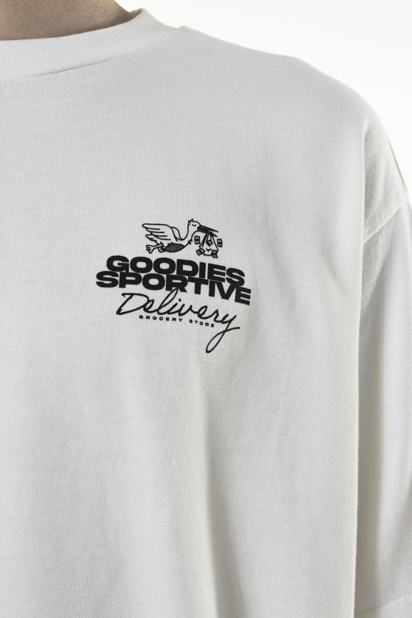 Goodies Sportive - DELIVERY WHITE TEE
