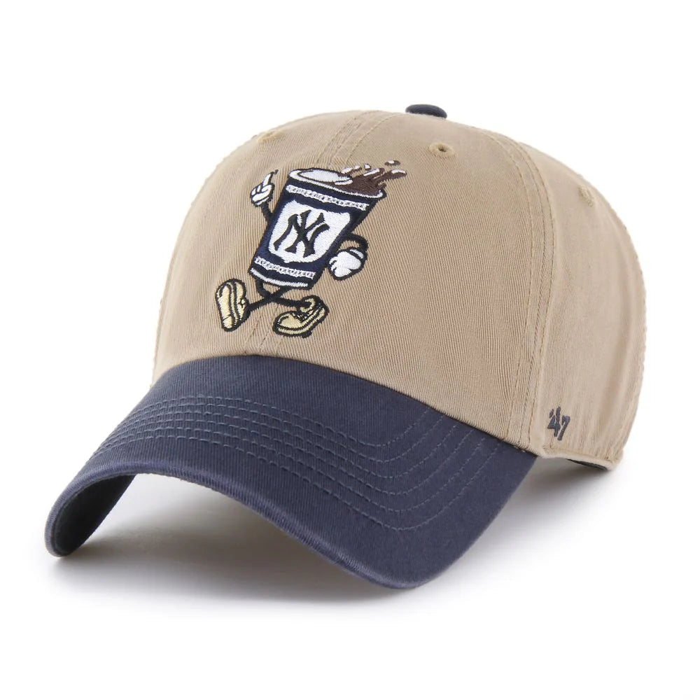 47´-New York Yankees Khaki Cartoon Icon 47 CLEAN UP
