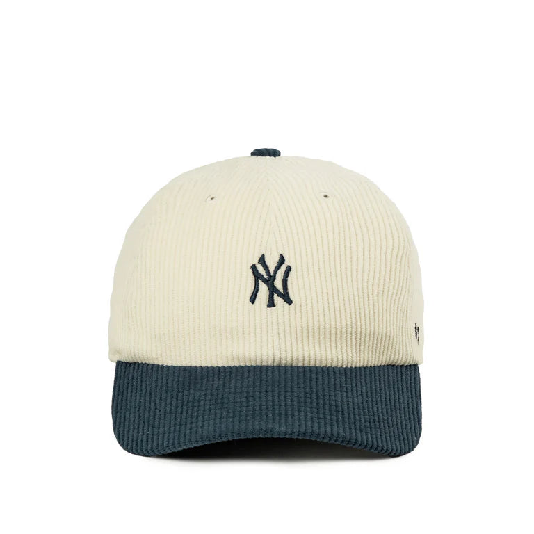 47´- MLB New York Yankees Cord Base Runner Two Tone Cap Natural/Navy
