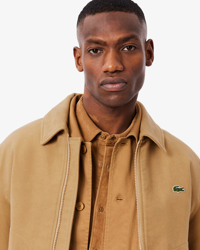 Lacoste- Chaqueta de moleskin acolchada