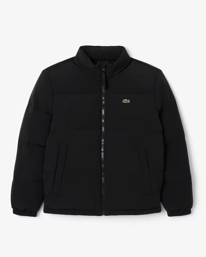 Lacoste- Chaqueta acolchada con capucha hidrófuga