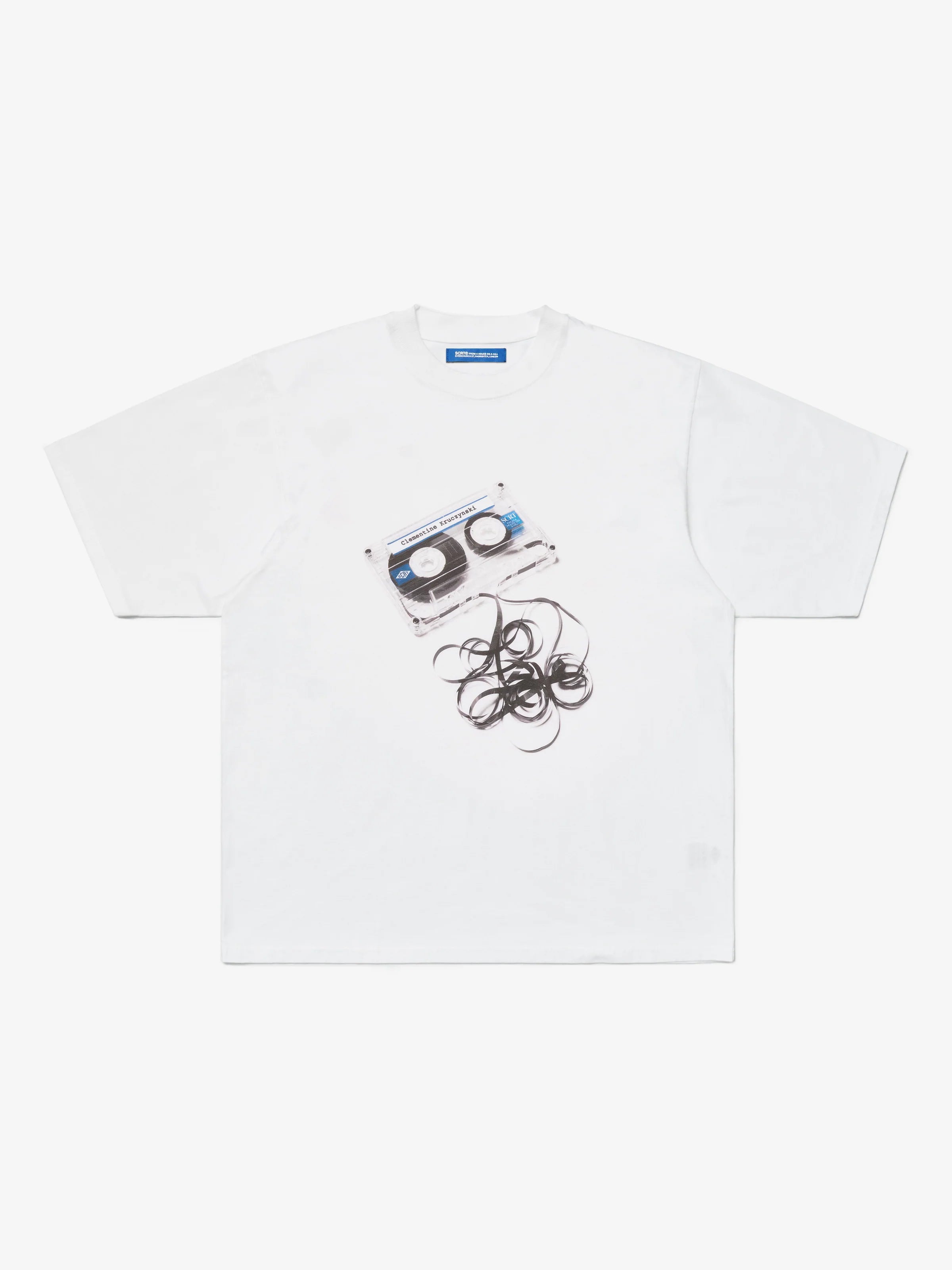 SCRT - Camiseta Cassette - Blanca