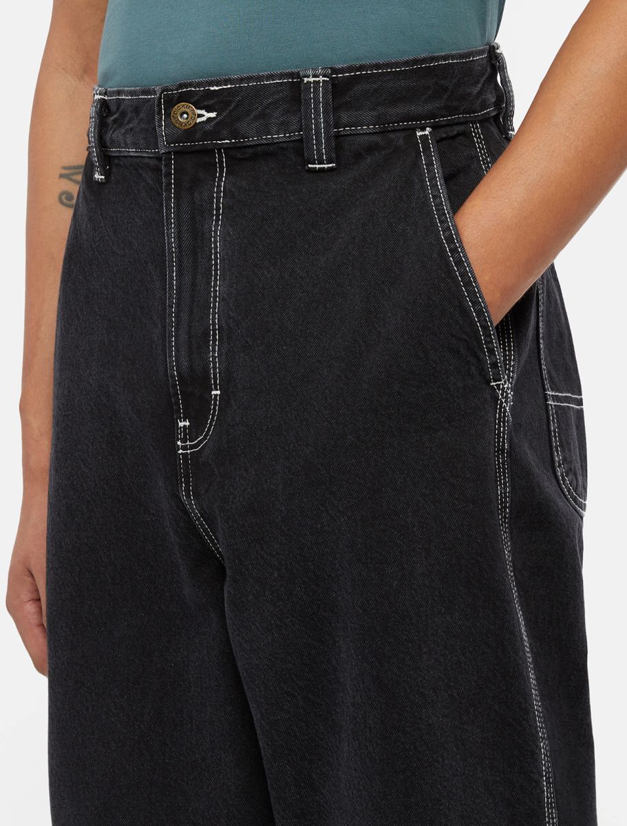 Dickies- MADISON BAGGY FIT DENIM BLACK