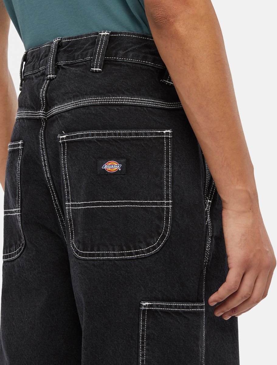 Dickies- MADISON BAGGY FIT DENIM BLACK