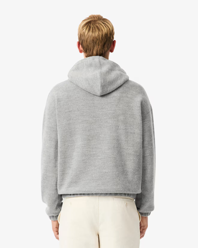 Lacoste- Sudadera con capucha con firma bordada