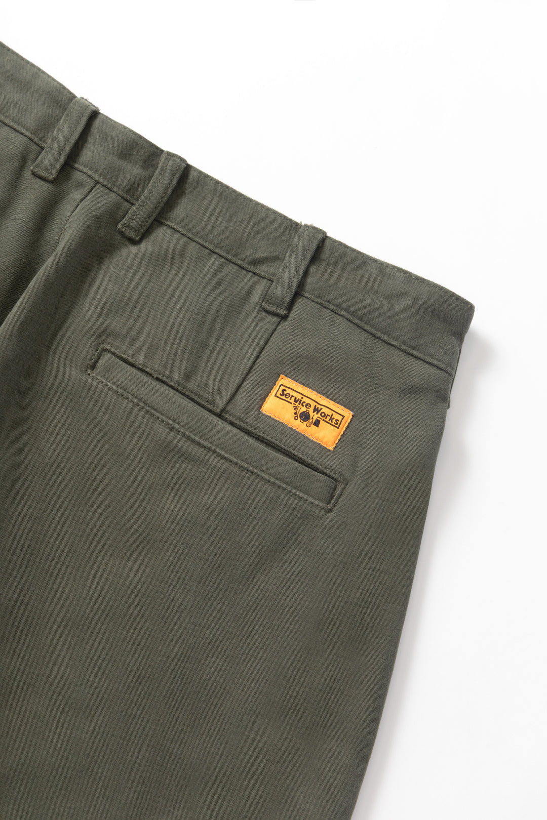 SERIVCE WORKS - Moleskin Timer Pant - Moss