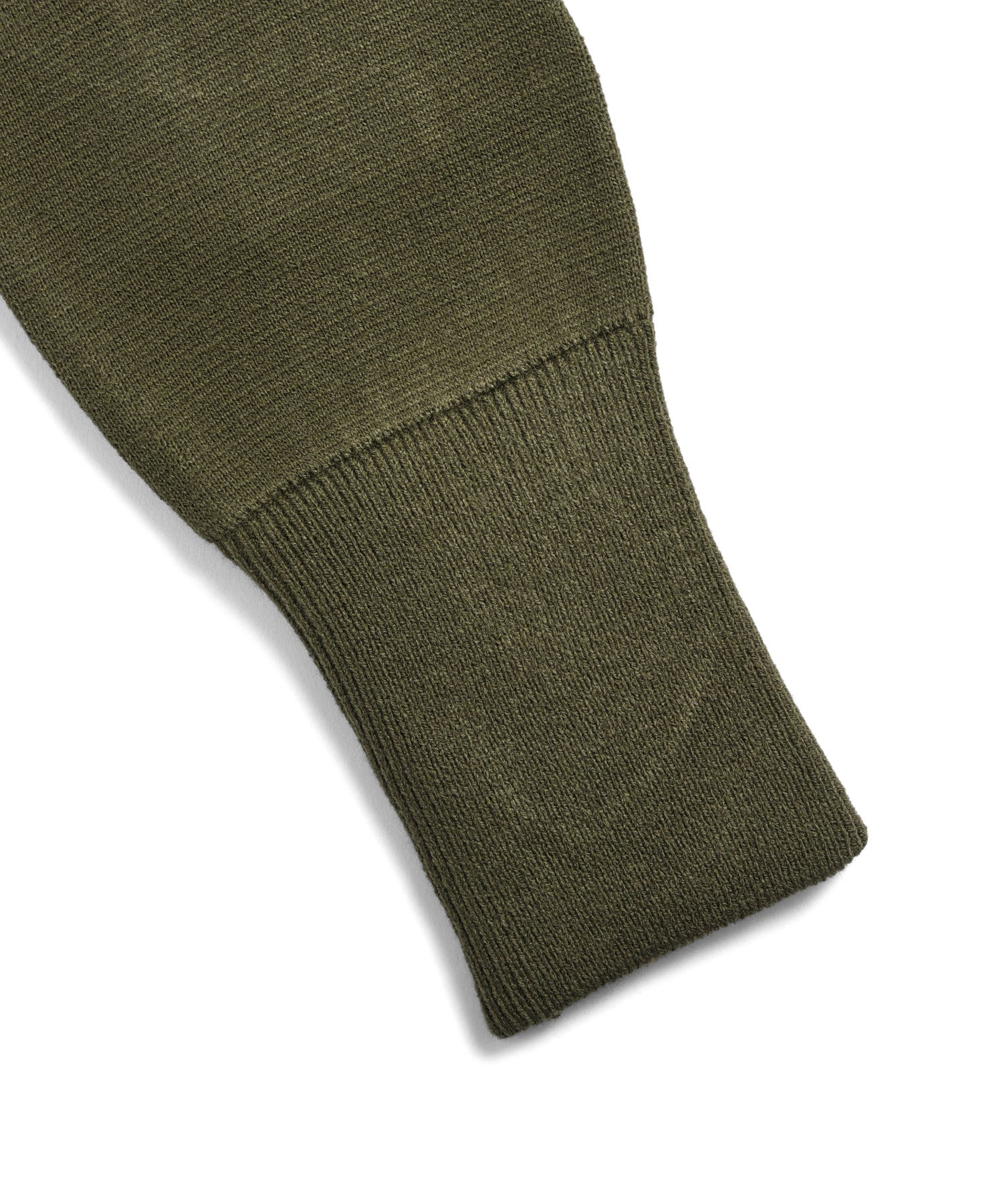 TAION - MILITARY HI NECK W-ZIP KNIT (KN102WZML-1)