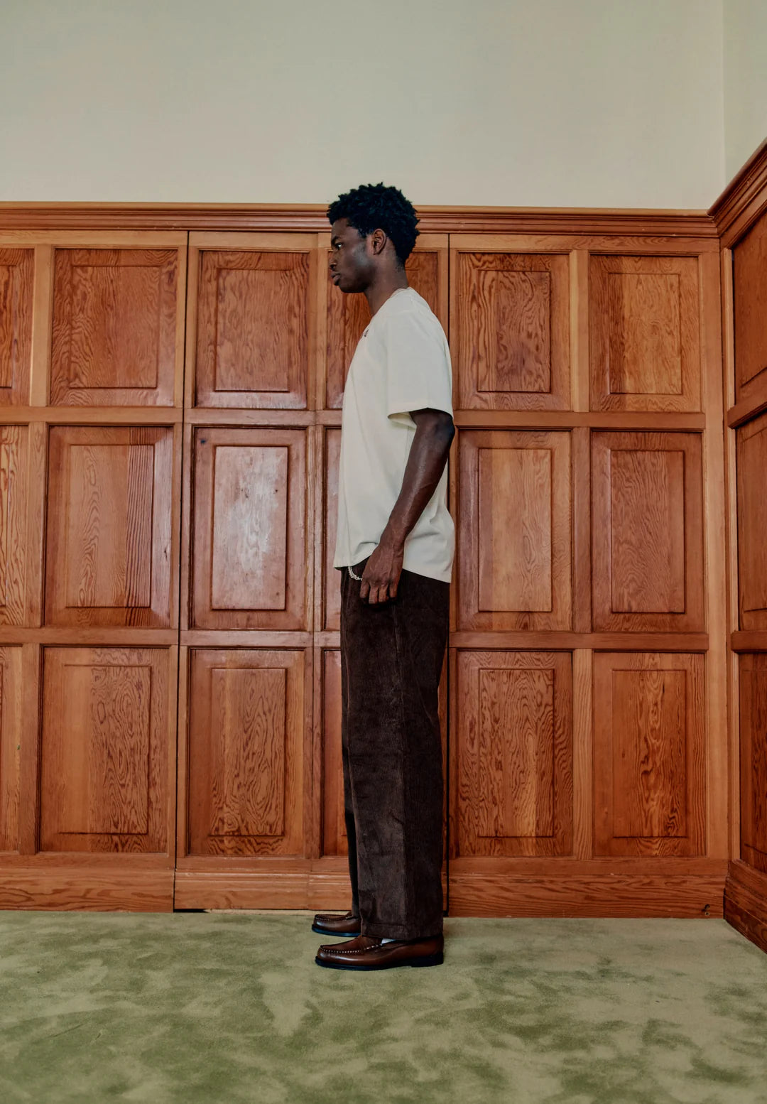 House of Sunny - RETRO STRIPE TEE BROWN