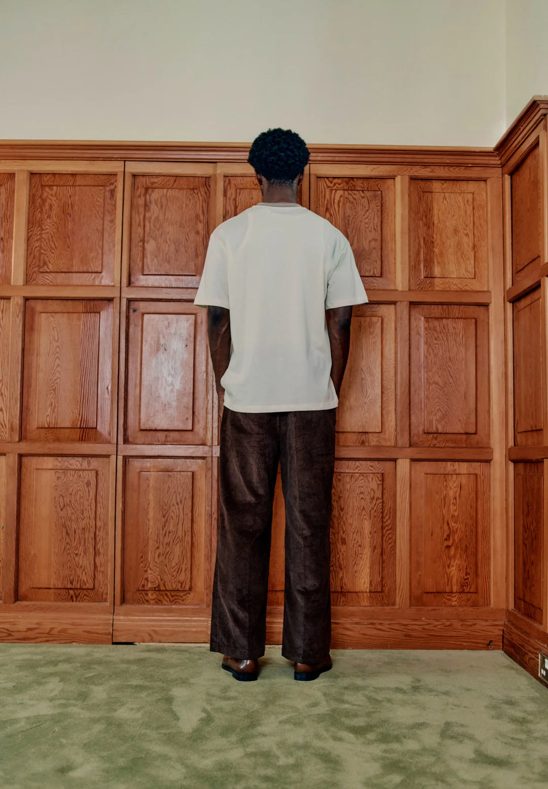 House of Sunny - RETRO STRIPE TEE BROWN