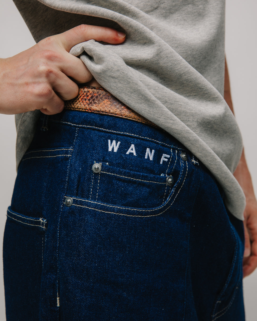 Wearenotfriends- Asa Cut Indigo Jeans