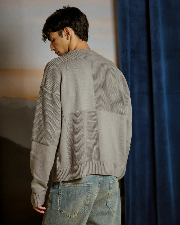 Palard - The Art of Chess Knit Sweater Grey