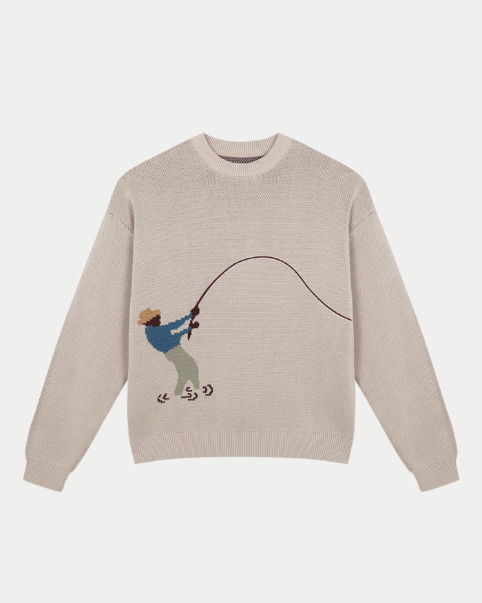 Palard - White Marlin Knit Sweater