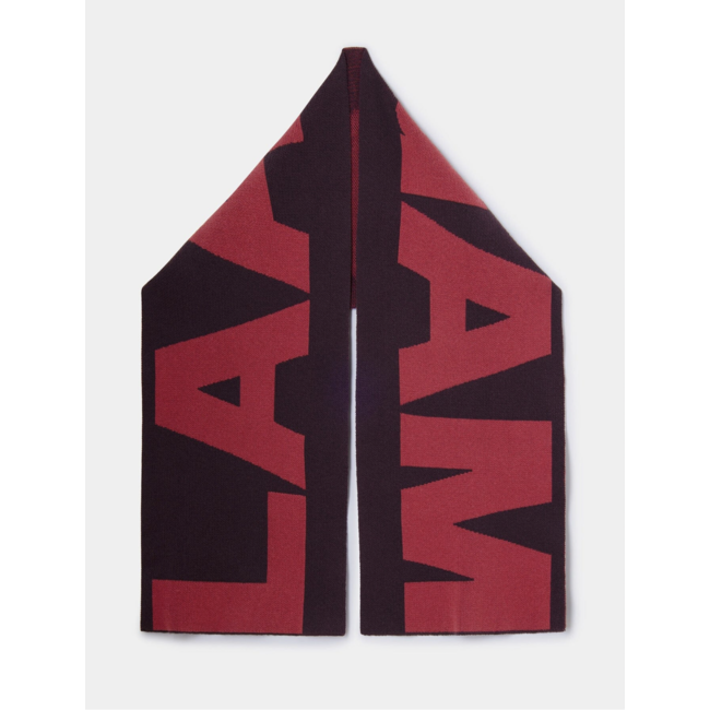 LAAGAM - Laagam Damson Plum Logo Scarf