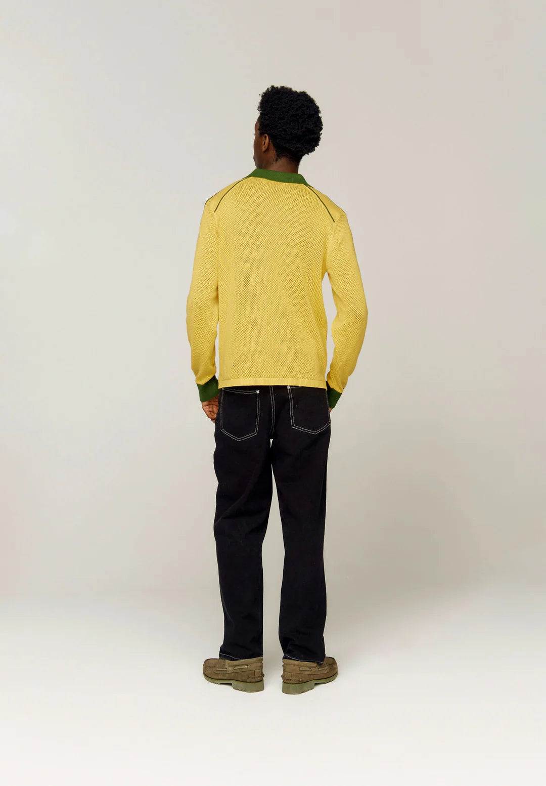 House of Sunny - Camisa de punto amarillo (KEEPERS KNIT)